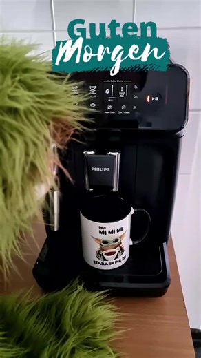 Good Morning Puppet Coffee Interaction