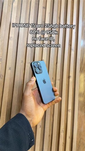 Affordable iPhone 15 Pro with Replaced Screen