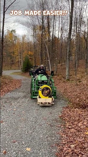 There has got to be a better way to remove leaves? leaf blower demo