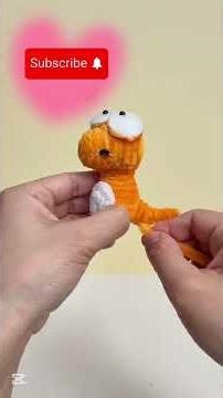 FuzzyTwist Easy pipe cleaner craft, 🦖 Cute Dino Pipe Cleaner pipe character series part 7