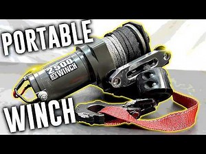 This Portable Winch ISN'T Powered by a Drill Battery...