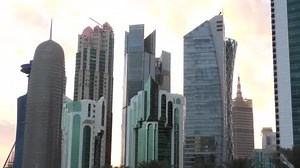 Towers of Doha skyline