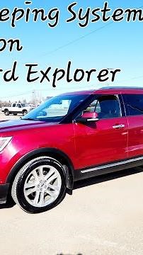 2017 Ford Explorer lane keeping system activation - Straight forward