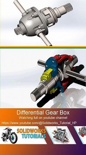 Solidworks Tutorial: Differential Gear Box - Introduction