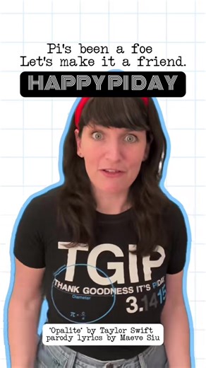 Happy PI day!! What’s your favorite way to celebrate pi day? Mine is making up parodies! Loving this @Taylor Swift parody 🤗 check out my other video for the FULL parody!! #piday2026 #pi #mathlover #parodysong #maths