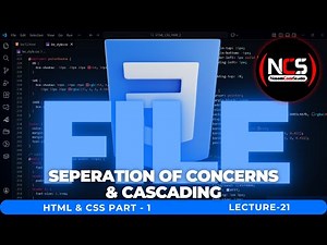 Stop Mixing HTML & CSS! The Real Reason File Separation Matters | Cascading & !important key | Lec21