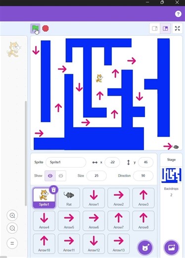How to create a Maze game using Scratch | Scratch for Schoolkids | Scratch Programming