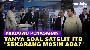 Prabowo Penasaran Tanya soal Satelit ITB: Masih Ada?