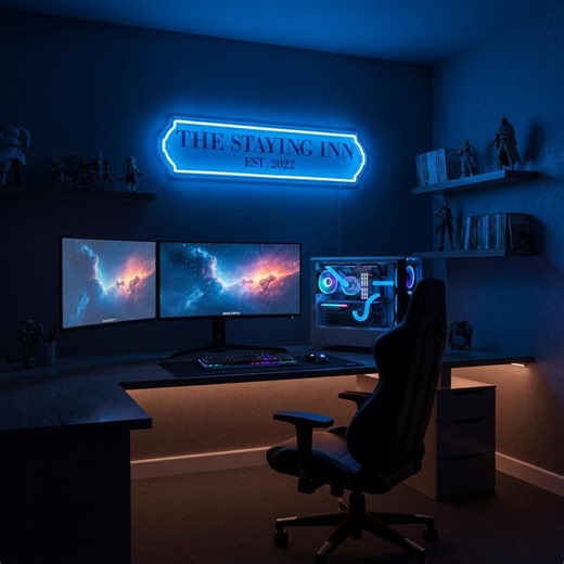 Custom Garage Neon Sign, Personalized Man Cave LED Light, Car Lover Gift for Dad, Workshop Wall Decor, Automotive Neon Lamp for Men - Etsy