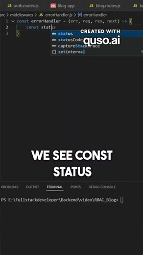 Sending Error responses in JSON | Basic Backend Code