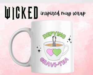 Wicked Mug Sublimation Wrap: Defying Gravity Design (11oz) (digital Download) - Etsy