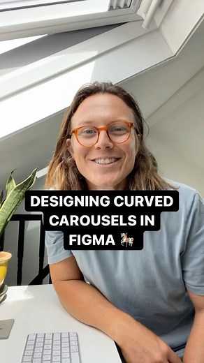 Zander Whitehurst | 🎠 Designing curved carousels in Figma, supafast! 🛸 Had a bunch of fun creating this optimal illusion carousel in Figma using overflow... | Instagram