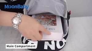 MOONBABY Mini Toddler Backpack for Boys 2-4, 12'' Preschool Girls Kids Bookbag for Kindergarten Elementary School Travel Outdoor (Blue)