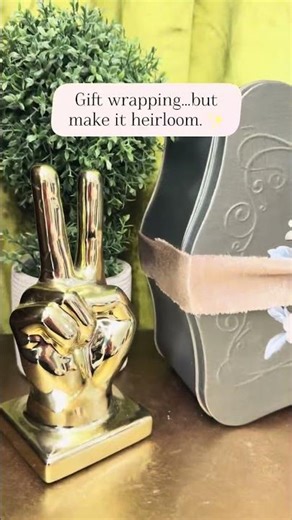 How to Paint Metal for a Luxury Finish / DIY Tin Gift Box Transformation
