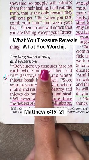 Read the Bible with me — Matthew 6:19–21