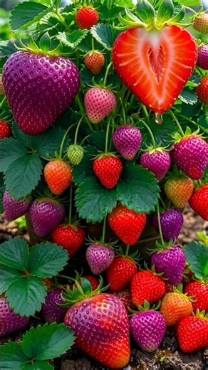 easy and fast method for growing and propagating strawberry trees #garden #fruits #diy