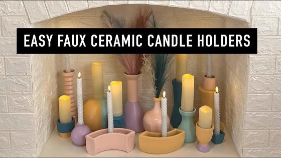 Faux fireplace gets a colorful and eclectic candle makeover
