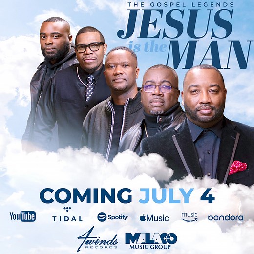 32K views · 867 reactions | New Release July 4! The Gospel Legends present “Jesus Is The Man” a powerful new quartet project that lifts up the name of Jesus with every note! Pre-Save "Jesus Is The Man": https://malaco.lnk.to/S6P4kM #GospelLegends #JesusIsTheMan #QuartetGospel #NewGospelRelease #newmusic #QuartetMusic | Quartet Celebration | Facebook