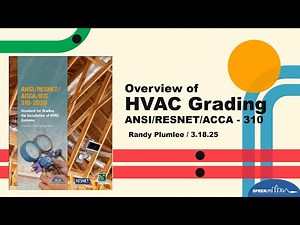 HVAC Grading ANSI 310 Standard