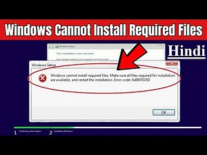 SOLVED Windows cannot install required files Error #0x8007025D in Windows 11⧸10⧸8 ⧸7.