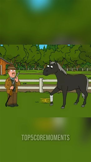 Top 3 Horse Moments in Family Guy 🐴💀 #familyguy #funny