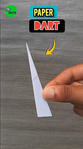 How to make the paper dart🎯 , fastest flying paper dart , best homemade origami Paper dart , #shorts