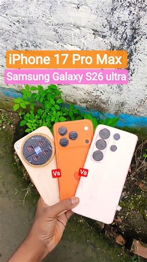 Samsung Galaxy S26 ultra vs iPhone 17 Pro Max vs Vivo x300 Proby cardboard realistic tutorial #viral