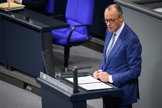 German leader hails Europe as an 'alternative to imperialism and autocracy'