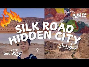 Silk Road Lost City Turpan: Ancient towns, Flaming Mountains & Journey to the West Tale! 4K