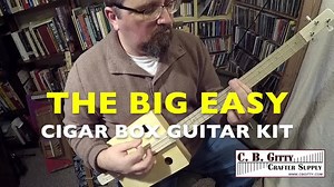 🔈 🔈 Play the blues on The Big Easy one-hour cigar box guitar kit! Now on sale at https://www.cbgitty.com/kits-guitar-kits-amp-kits-more/the-big-easy-1-hour-cigar-box-guitar-kit/ | Cigar Box Nation