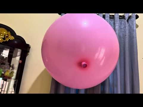 Deflating a Balloon on a Wall Without Holding It | Pressure & Air Test 🎈😳
