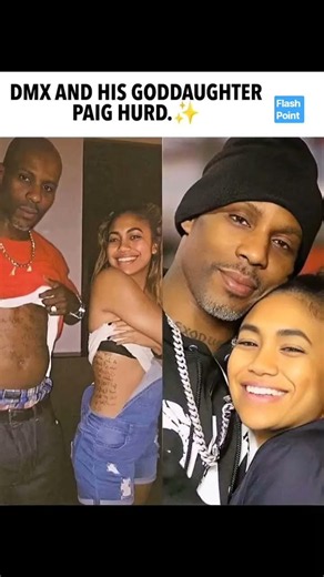 The beautiful bond between DMX and his goddaughter Paige Hurd #Shorts #viral #fypage