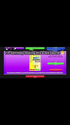 What is your highest value sword? #SwordFactoryGui #Roblox #Fyp #enchant #rich #rare #luck #best