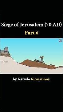 Siege of Jerusalem (70 AD)- How Jewish Attackers Defended the Temple | The Great Jewish Revolt
