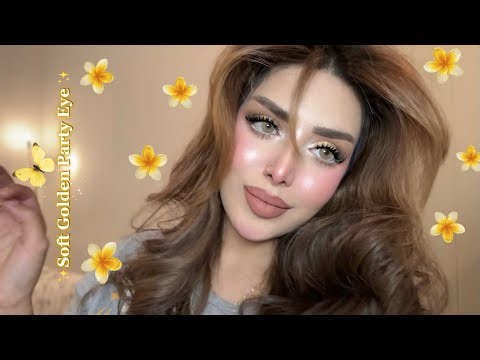 Party Ready Golden Eye Makeup Look✨