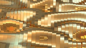 Gold Abstract Shape Background