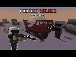 Can You Survive the Zombie Apocalypse? 🔥 Project Walker Addon for Minecraft Bedrock! #lordflower
