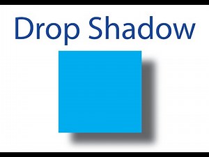 Adobe Illustrator How to make shape and text drop shadow