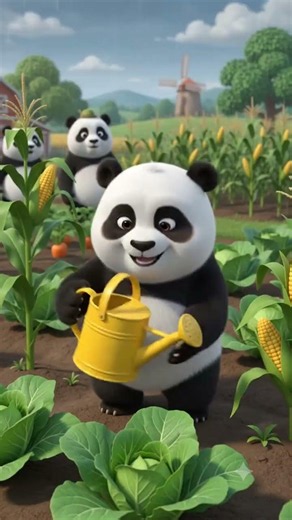 🚜🐼 3 Pandas Build the Happiest Farm Ever! 🌽🍎