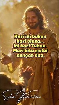 Hari ini bukan hari biasa… ini hari Tuhan. Mari kita mulai dengan doa.
