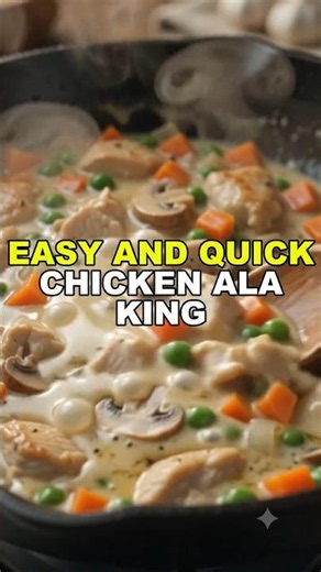 Easy & Quick Chicken Ala King Recipe | Creamy Chicken Ala King in 20 Minutes
