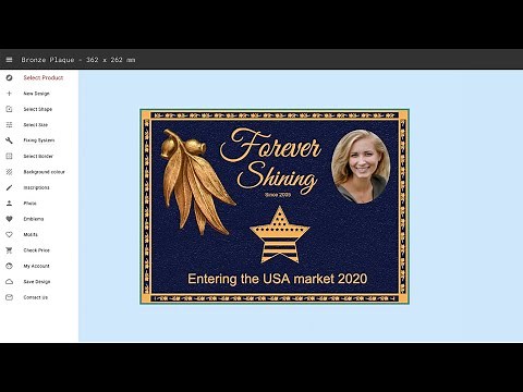 Bronze Plaque tutorial