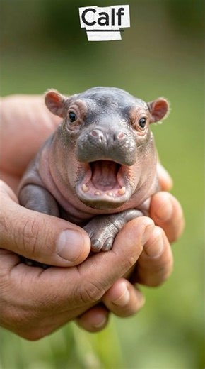 Calf Hippo -(JimoNoRo) Let's Grow Big