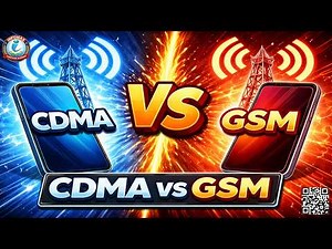 CDMA vs GSM Explained | Difference Between CDMA and GSM | Mobile Communication Technology