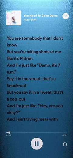 Taylor Swift - You Need to Calm Down