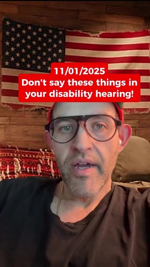 Heading into a disability hearing? Don’t say these phrases. United #DisabilityHearing #SSA #DisabilityBenefits #CourtroomTips #CredibilityMatters #LegalAdvice #fyp #foryou #Socialsecuritydisability #nfl #socialsecurity #disabilitylawyer #disability #MLB #The #ssdi #ssi
