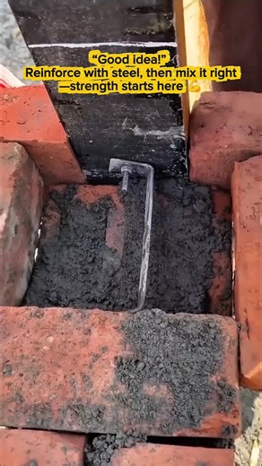 Solid Base Build! Pro Installs Steel Plate & Hand-Mixes Mortar Like a Boss 🔩🧱