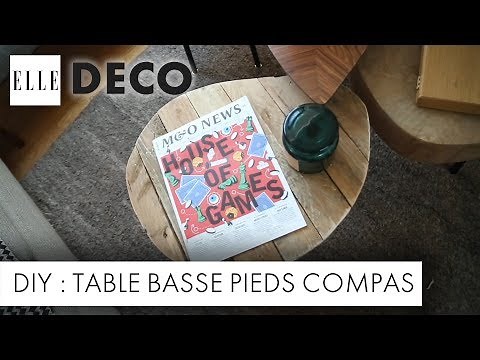 DIY déco : transformez une palette en table basse | Elle Déco