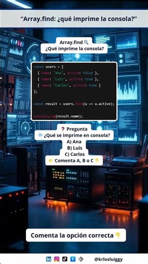 “Array.find: ¿qué imprime la consola?”