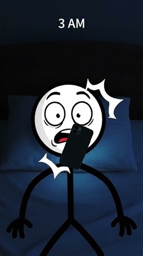 Why can't we stop scrolling at 3 AM? 📱 #funny #relatable #shorts